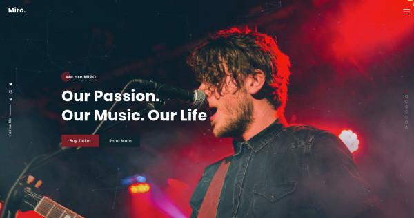 miro HTML5 Template